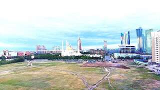 Апартаменты Apartment in heart of Astana Нур-Султан Апартаменты с балконом-4